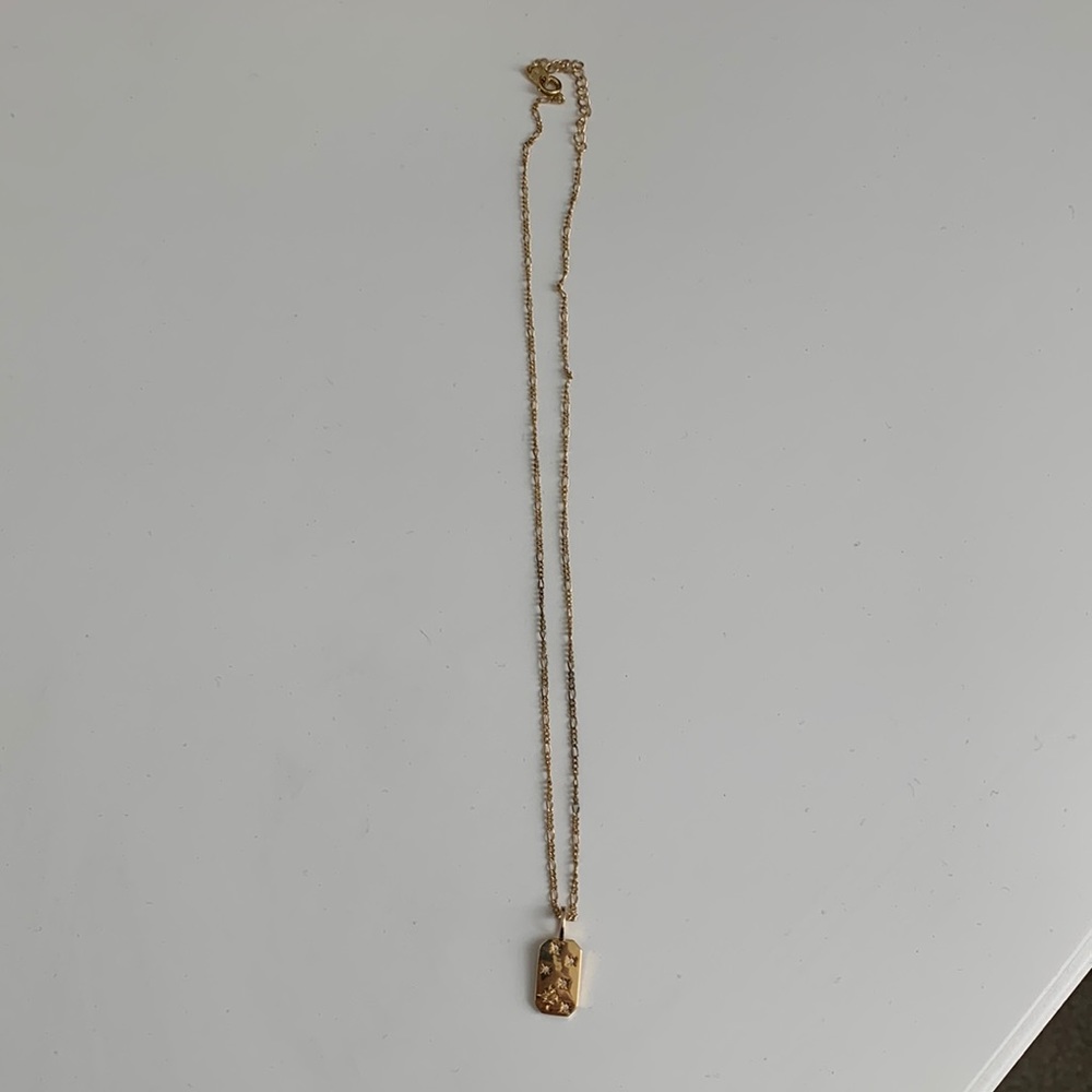 Gemini pendant necklace
